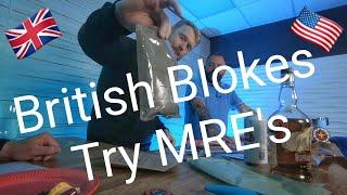 British Blokes Try American MREs Part 1  Office Blokes Try