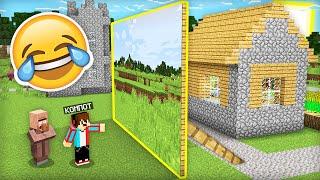 Я СПРЯТАЛ ДОМ ЖИТЕЛЯ И ЗАТРОЛЛИЛ ЕГО В МАЙНКРАФТ  Компот Minecraft