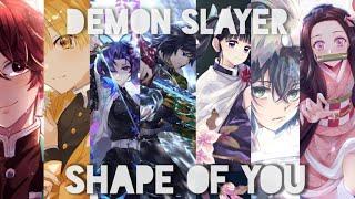  shape of you demon slayer singing  karakter  Edit•