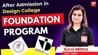 Foundation Program in Design Colleges after Admission  B.Des.  M.Des.  NID  NIFT