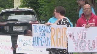Good Cause Eviction advocates speak out in Rochester