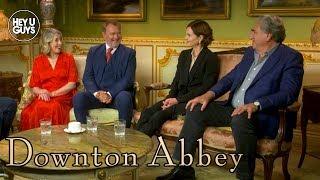 Hugh Bonneville Jim Carter Elizabeth McGovern & Phyllis Logan on Downton Abbey Movie