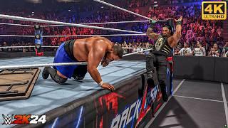 WWE 2K24 - Roman Reigns vs. Samoa Joe - WWE Backlash 2018