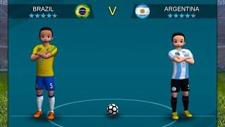 Pro League Soccer Android Gameplay   Brazil VS Argentina