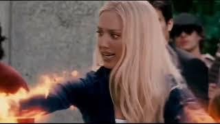 Fantastic 4 Rise of the Silver Surfer 2007 - Invisible Women Susan Storm Turns Into Human Torch