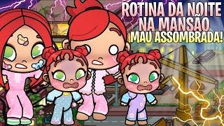 ROTINA DA NOITE NA NOVA MANSÃO MAU ASSOMBRADA EM AVATAR WORLD AVATAR WORLD HISTÓRIAS E ROTINAS 🩷