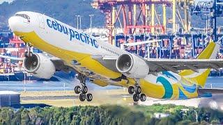 33 HEAVY TAKEOFFS and LANDINGS in 20 MINUTES at SYDNEY AIRPORT Australia Plane Spotting SYDYSSY