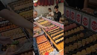 단돈 360원 태국에만 있다는 길거리 초밥가게? 시장에서 유명한 스시집 Amazing quality of various sushi  street food #shorts