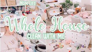 MOM LIFE WHOLE HOUSE CLEAN WITH ME 2022  3 DAYS OF SPEED CLEANING MOTIVATION