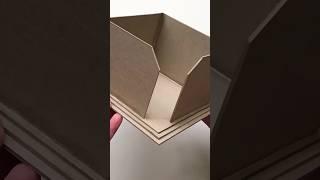 Simple cardboard idea  DIY napkin holder