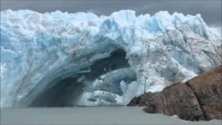 Glacier bridge collapses in Perito Moreno  Viral Video UK