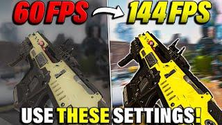 *NEW* BEST Apex Legends Settings for SEASON 18 Max FPS & Visibility