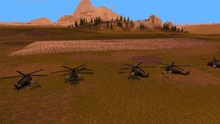 10 Helicopters VS 10000 Archers Who Will Win?  Ultimate Epic Battle Simulator 2