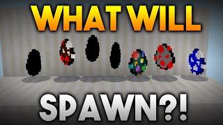 How to get Hidden Spawn Eggs with 1 command - Minecraft PEBE 1.16