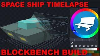 Low Poly SpaceShip Timelapse#4 Block Bench Build