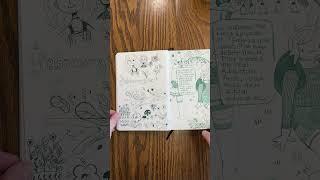 Take a peak inside my sketchbook. #artbook #drawing #sketchbook  #sketchbookpage