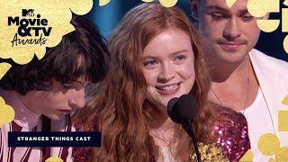 The ‘Stranger Things 2’ Cast Accepts the Award for Best Show  2018 MTV Movie & TV Awards