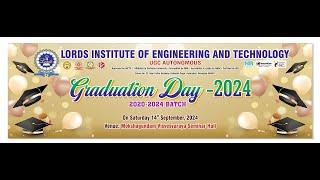 Graduation Day celebration 2024 at Lords Institute of Engineering & technology