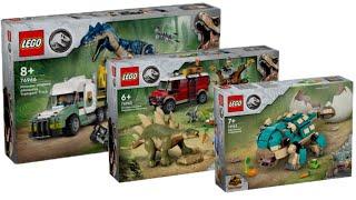 All LEGO Jurassic World Chaos Theory sets 2024 CompilationCollection Speed Build