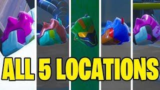 ALL 5 HELMETS LOCATIONS For The Singularity skin *Secret Skin OF Season 9* fortnite