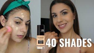 Covergirl Trublend Matte Made Foundation Review  40 SHADES