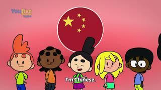 Learn English for Kids Where are you from? - How to say your nationality