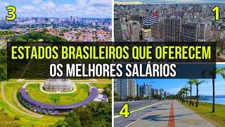Os 5 Estados Brasileiros que Oferecem os Melhores Salários e Se Tornam um Paraíso para Trabalhadores