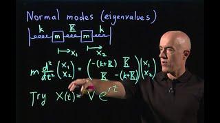 Normal modes eigenvalues  Lecture 47  Differential Equations for Engineers
