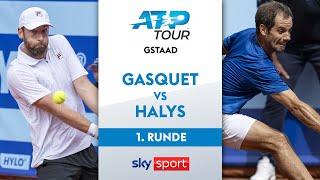 Richard Gasquet vs. Quentin Halys - Runde 1  Swiss Open Gstaad 2024  Highlights - Sky Sport Tennis