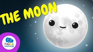 THE MOON  Fun Facts for Kids  Happy Learning 