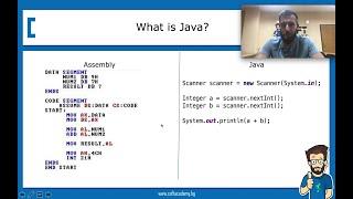 Видео урок 1 за Програмиране с Java - Какво значи да програмираме? Въведение в Java.
