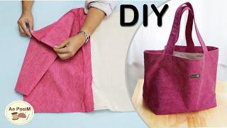 DIY Daily Tote Bag very easy making