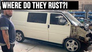 Volkswagen T4 Van Rust Guide - Where do they rust?