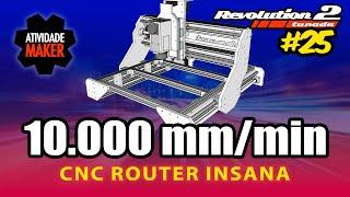 CNC Router Caseira 10.000mmmin REVOLUTION 2 TUNADA - Montagem Final do Painel e Teste