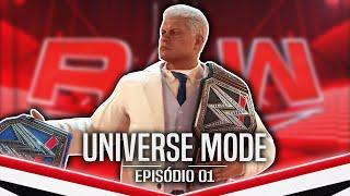 WWE 2K23 - UNIVERSE MODE 01  O INÍCIO DO DRAFT