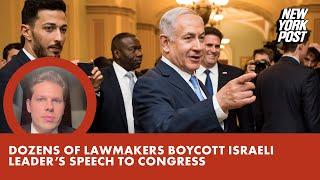 Dozens of lawmakers boycott Israeli PM Benjamin Netanyahu’s speech to Congress