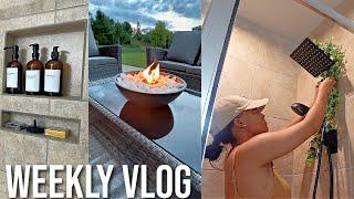 WEEKLY VLOG HOUSE TOUR UNPACKING FURNITURE HOME PROJECTS & MORE