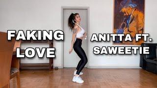 DANCE TUTORIAL  FAKING LOVE - Anitta ft. Saweetie *espelhado*