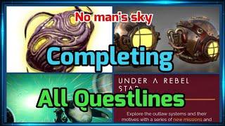 Completing all Questlines - no mans sky