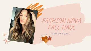 FASHION NOVA FALL HAUL  with a special guest 