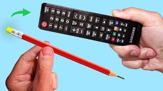 Take a Common Pencil and Fix All Remote Controls in Your Home How to Repair TV Remote Control