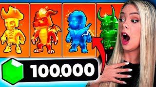 Gastei 100 MIL GEMAS e LIBEREI TODOS OS ESPECIAIS no STUMBLE GUYS