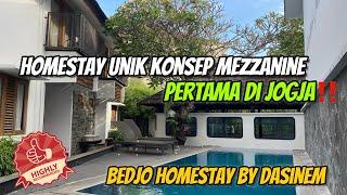 HOMESTAY UNIK DENGAN KONSEP MEZZANINE PERTAMA DI KOTA JOGJA  BEDJO HOMESTAY BY DASINEM