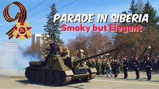 Victory Day Parade in Siberia  Tomsk  Russia  4K  9 May