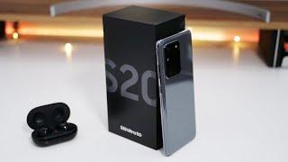 Samsung Galaxy S20 Ultra 5G Unboxing Setup and First Look