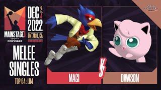 Magi Falco vs Dawson Jigglypuff - Melee Top 64 Losers Round 4  - Mainstage 2022