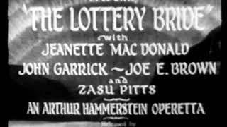 The Lottery Bride 1930 Movie Title