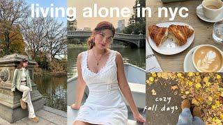 Living Alone in NYC  grocery shopping reset routine & fall days