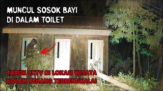 SEREM... SUARA BAYI TEREKAM JELAS DI TOILET KOLAM RENANG TERBENGKALAI  CCTV HOROR 31