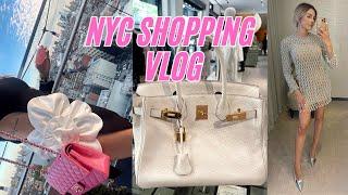 NYC LUXURY SHOPPING VLOG BERGDORFS VAN CLEEF THE REAL REAL CHANEL VALENTINO